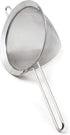 RSVP International Endurance Kitchen Collection, Stainless Steel Fine Mesh Conical Sieve/Colander, Multi-Purpose for Cooking, Baking, Loose Leaf T...