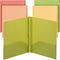Mr. Pen- Plastic Folders with Pockets and Prong, 5 Pack, Assorted Colors, Pocket Folders, Folders with Prongs, File Folders with Fasteners, 2 Pock...