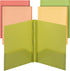 Mr. Pen- Plastic Folders with Pockets and Prong, 5 Pack, Assorted Colors, Pocket Folders, Folders with Prongs, File Folders with Fasteners, 2 Pock...