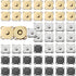 Zrwcvxy 45 Sets Magnetic Snaps, Plum Magnetic Buttons, 14mm Purse Magnetic Snap Closure, for Handbags, Purses, Clothes, Bag of DIY Craft Sewing Ma...