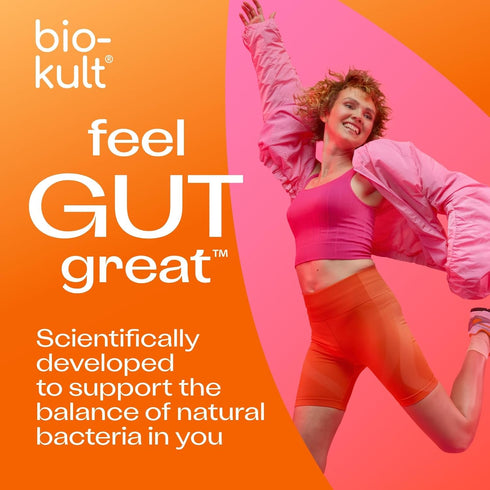 Bio-Kult Gut Health Probiotic Supplement, 14 Strains, Probiotics for Women & Men, Immune Support, Digestive Health, Shelf-Stable, Non-GMO and Glut...