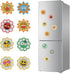 Tontut 8 Pcs Diamond Painting Magnet Fridge Stickers, Diamond Art Kits Floral Smiley Face Fridge Stickers, Diamond Art Crafts for Adult Beginners,...
