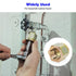 05265 Faucet Thread Cleaner Tool for Household Outdoor Faucet 3/8 Inch Socket Drive or Wrench Hose Thread Cleaning Tool, Hex Thread Cleaner Adapte...