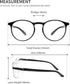 Safety Glasses Anti Fog Goggles Protective Eyewear Blue Light Blocking Anti Dust UV Protection Glasses For Men Women (Round-Black)...