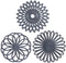 Set of 3 Silicone Trivet Mat - Hot Pot Holder Hot Pads for Table & Countertop - Trivet for Hot Dishes - Non-Slip & Heat Resistant Modern Kitchen H...