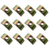 Half Moon Nuts JCBIZ 12pcs 24mm M6 Half Moon Nuts Washer Spacer Furniture Hardware Accessories for Furniture Connect...