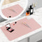 Makeup Mat for Vanity to Protect Vanity Desk Top, Dual-Sided Vanity Mat, Easy to Clean Vanity Desk Mat - Vanity Makeup Pads Waterproof and Oilproo...