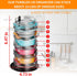 Tumbler Lid Organizer, 2 Packs Stainless Steel Detachable Vertical Storage Up to 20 Cup Lid Organizer for Kitchen Cabinet Organization Tumbler Lid...