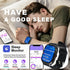 Smart Watch (Answer/Make Calls), 2024 Newest 2.01“Inch Fitness Tracker, Heart Rate/Sleep Monitor/Pedometer/Calories, Multiple Sports Modes, Waterp...