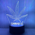 420 Leaf 3D LED Table Lamp Night Light Optical Visual Illusion Home Decor Lighting...