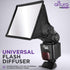 Flash Diffuser Light Softbox 6x5” by Altura Photo (Universal, Collapsible with Storage Pouch) for Canon, Yongnuo and Nikon Speedlight...