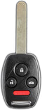 KeylessOption Key Fob Replacement for 2006 2007 2008 2009 2010 2011 2012 2013 Honda Civic EX Acura MDX Keyless Entry Remote Control, 4-Button N5F-...