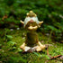 Top Collection Miniature Fairy Garden and Terrarium Pixie Meditating with Frog Figurine...
