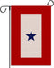 Military Service Garden Flag One Blue Star Army Navy Marine Corps USA Family Memorial Day Veterans Day 4th of July Decoration for Outdoor Lawn Yar...