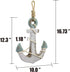 Stonebriar Anchor Wall Decor, Worn White, 1.00" x 9.50"...