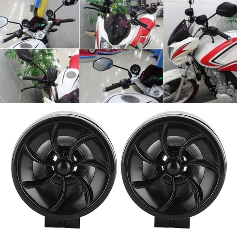 Fydun Motorcycle Speaker 12V Speaker for Audio Music Amplifier High Power Loudspeaker with Light Effect Plug and Play...