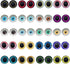 20PCS 30MM Owl Bird Human Pupil Eyes Glass Cabochon for Clay Dolls Sculptures Animal Toys Craft DIY Finding 1.18inches...