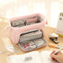 HVOMO Pencil Case Large Capacity Pencil Pouch Handheld Pen Bag Cosmetic Gift for Office School Teen Girl Boy Men Women Adult (Pink)...