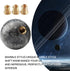 Round Ball Shift Knob Universal Marble Style Gear Shift Knob 5 6 Speed for Manual Automatic Vehicles with Adapters (Gray)...