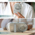 Handheld Mini Fan, USB Rechargeable Small Pocket Fan 7 Working Hours with Flashlight, 4 Speeds, Portable Fan for Travel/Summer/Concerts/Lash...