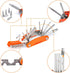 20 in 1 Bike Multitool with Bike Bone Wrench Portable Bicycle Repair Tool Kit Cycling Mechanic Multifunction Repair Tool Set Folding Metric Mainte...