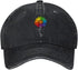 Love is Love Rainbow Sunflower Baseball Cap Vintage LGBT Gay Lesbian Pride Hat for Men Women...