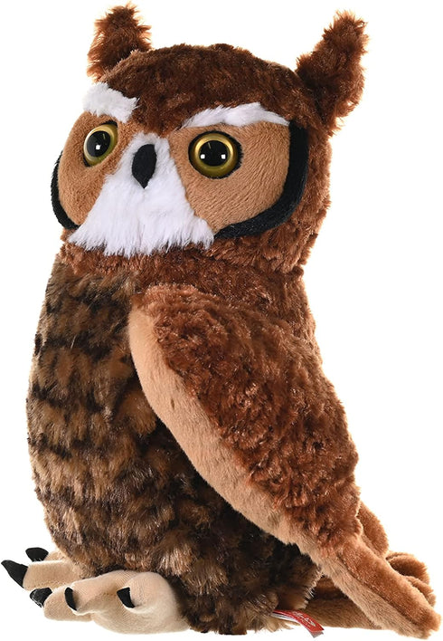 Wild Republic Great Horned Owl Plush, Stuffed Animal, Plush Toy, Kids Gifts, Cuddlekins 12", Model Number: 12310...