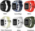 Compatible with for Apple Watch Band Case 42mm 44mm Series 5/4/3, IP68 Waterproof Case with Soft Silicone Band and Anti-Scratch Protector, 360°Pro...