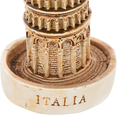 Leaning Tower of Pisa Model Italy Ornament Aquarium Landscape Ornament Fish Tank cave Architecture Building Models Fish Tank Decor Fish Tank Tower...