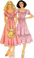 McCall's Misses' 1970's Vintage Wrap Dress Sewing Pattern Kit by Laura Ashley, Design Code M8358, Sizes 16-18-20-22-24...