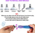 16pcs Silver Metal Tips Diamond Painting Pen Kits, 6pcs Stainless Steel Tips, 6 Glue Clays, 2 Finger Sleeves , 5D Diamond Painting Accessories Too...
