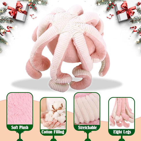 DENTRUN Octopus Stuffed Animals, Giant Octopus Plush Doll Play Toys for Kids Girls Boys Adults Birthday Xmas Halloween Present Stuffed Sea Animals...