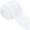 GORGECRAFT 5.5 Yards 4.41 Inch Wide Elastic Band White Stretch Polyester Fabric Ribbon Crochet Headband for Home DIY Sewing Crafts Garment Bow Str...