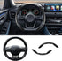 Carbon Fiber Anti-Skid Car Steering Wheel Cover - Segmented Butterfly Steering Wheel Protector Anti-Slip Universal Fit for Most Cars, SUVs Interio...