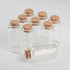 30x60x17mm 25ml Glass Bottles with Cork for Wedding Holiday Decoration 12pcs (12, 25ml-30x60x17mm)...