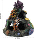 PINVNBY Coral Aquarium Decoration Fish Tank Resin Rock Mountain Cave Ornaments Betta Fish House for Betta Sleep Rest Hide Play Breed...