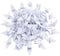 WANDIC 100 Pcs Origami Paper Cranes, Handmade Folded Origami Paper Crane String Garland for Wedding Party Backdrop Home Decoration, White...