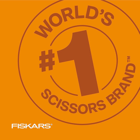 Fiskars Petite Left Handed Scissors, Crafting and Sewing Stainless Steel Scissors for Smaller Hands, Ergonomic Handle, Paper and Fabric Supplies f...
