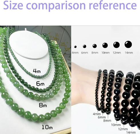 4mm Natural Round Stone Beads Gemstone Beading Loose Gemstone Beads DIY Smooth Beads for Bracelet Necklace Earrings Jewelry Making (4mm Stone Bead...