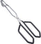 MSY BIGSUNNY Scissor Tongs Heavy Duty Cooking Tongs with Soft Handles (Stainless Steel, black 11")...