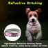 Soft Neoprene Padded Dog Collar, Adjustable Reflective Wide Pet Nylon Dog Collars for Small Medium Large Dogs Pink-XL...
