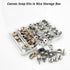 Hoeine Canvas Snap Kit, 40 Sets Marine Grade Boat Cover Snaps Heavy Duty Snap Fastener Kit Stainless Steel Snap Button Kit for Replacement Snaps f...
