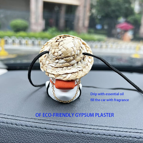 Swinging Duck Car Hanging Ornament, Cute Car Hanging Accessories for Rear View Mirror, Car Pendant Gold Necklace Sunglasses Duck Hanging Swing...