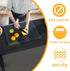 Multipurpose Acrylic Cutting Board with Counter Lip, 16 x 12 Inch Transparent, Non-Slip and Scratch-Resistant Cutting Boards for Kitchen, Countert...