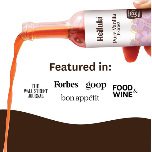 HEILALA - Pure Vanilla Extract - Hand-Selected, Ethically Sourced & Cold-Pressed Bourbon Vanilla - 50ml...