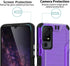 TJS Compatible for TCL 40 XL Case TCL 40 T T608DL Case, Lively Jitterbug Smart4 Case, with Tempered Glass Screen Protector Magnetic Support Hybrid...