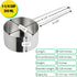 1 1/4 Cup Stainless Steel Measuring Cup, Long 6" Wire Loop Handle, and Pour Spout - Sturdy Metal 310ml Single Cup for Wet and Dry Ingredients - Gr...