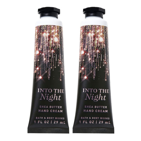 Bath & Body Works Into The Night Hyaluronic Acid Hydrating Hand and Body Cream 1.0 Fluid Ounce, 2-Pack (Into The Night)...