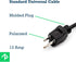 Rebuild Skills Replacement Power Tool Cords for Drills, Sanders, chop saws, Grinders, vacuums, Miter saws, appliances, Motors and Power Tools (8' ...