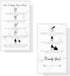 Press-On Nail Application Instructions Cards | 50 Pack | 2x3.5" inch Business Card Size | DIY Press-On Nail Kit | Marble with Rosey Gold Design...